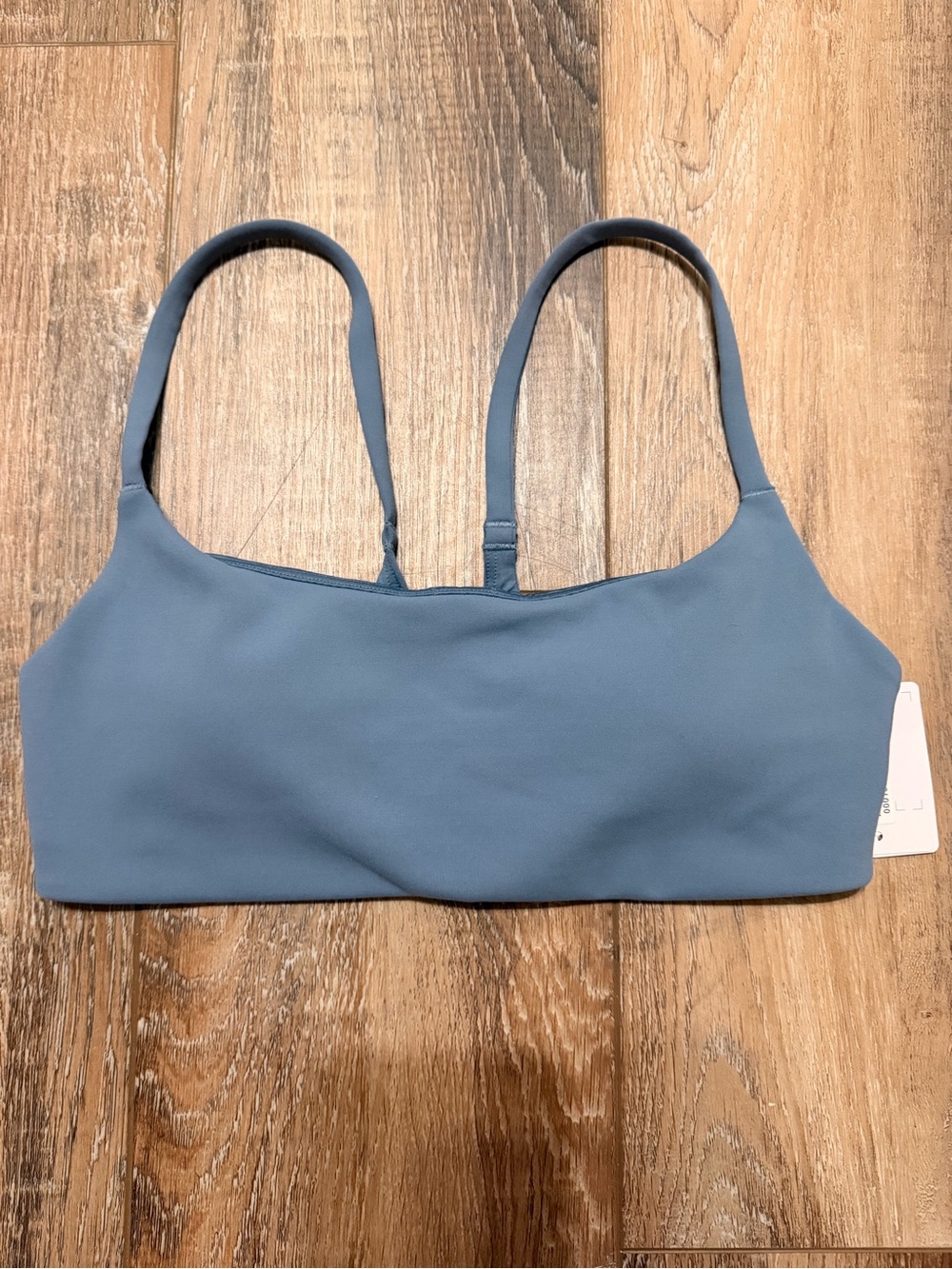 lululemon athletica slate blue Wunder Train Strappy Racer Bra